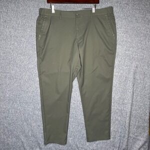 JACK ARCHER Charcoal Polyester Flat Front Casual Dress Pants Men‎ 38 28